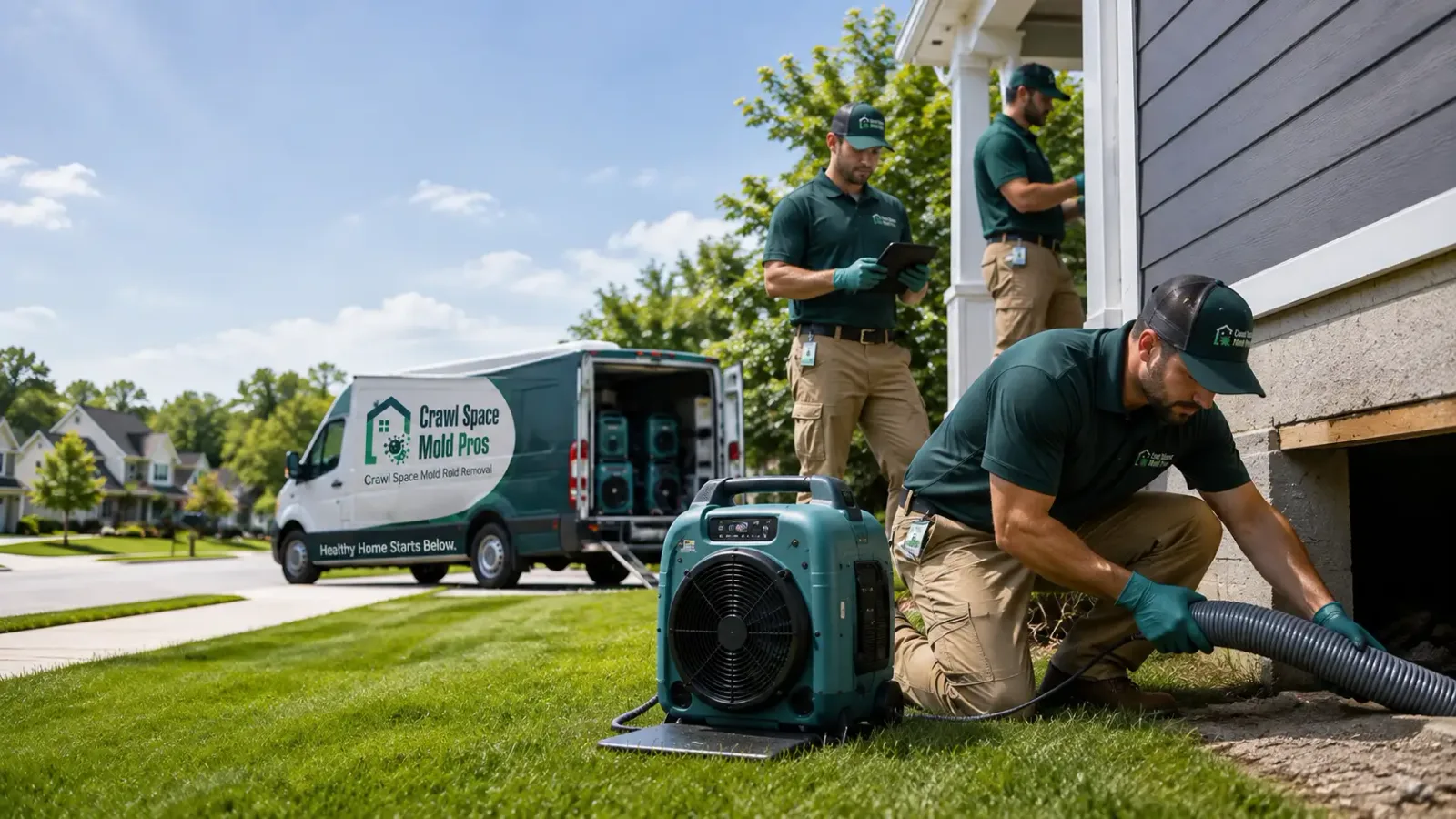 Crawl Space Mold Removal in Forreston, IL